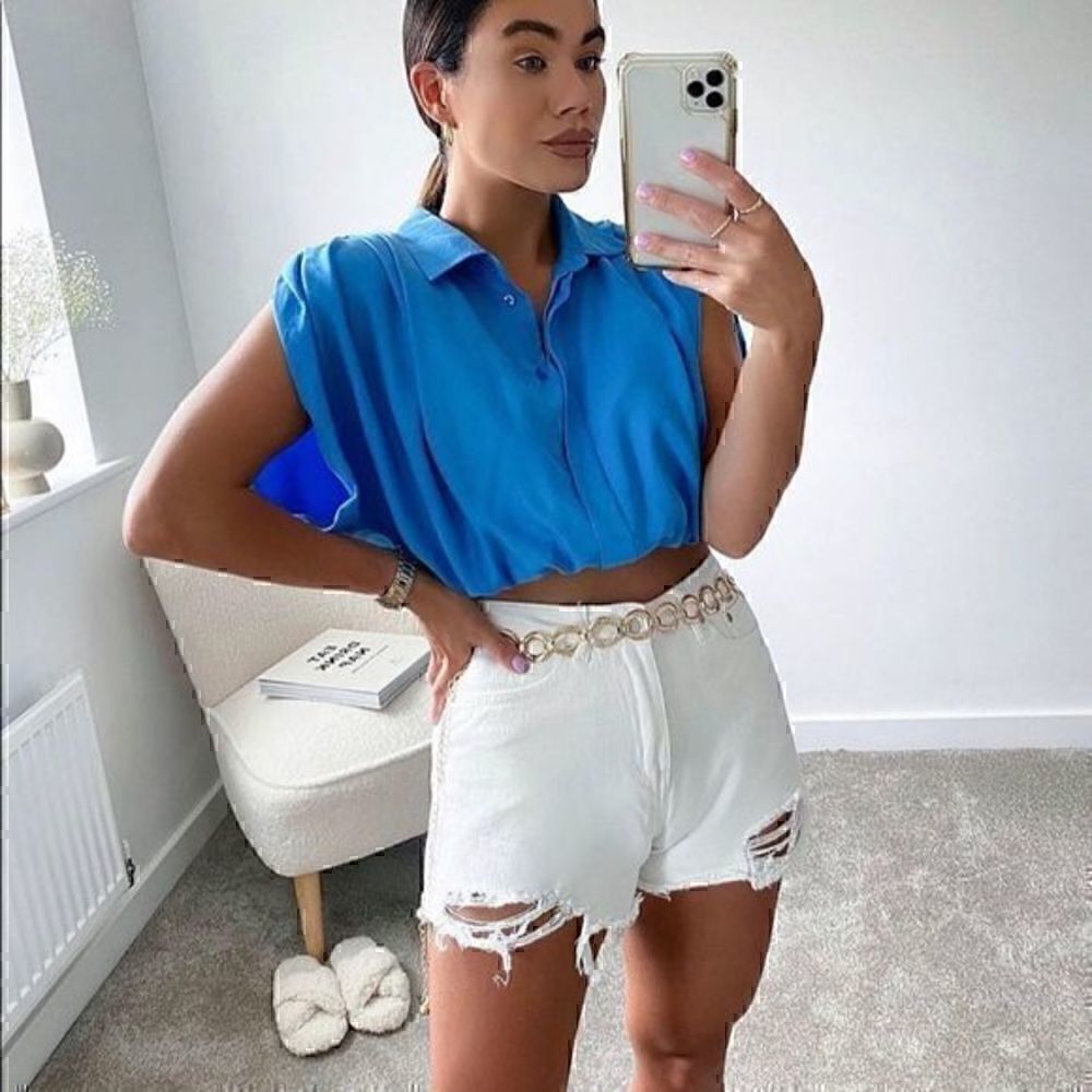 ZARA  Puffy Crop Top TRF